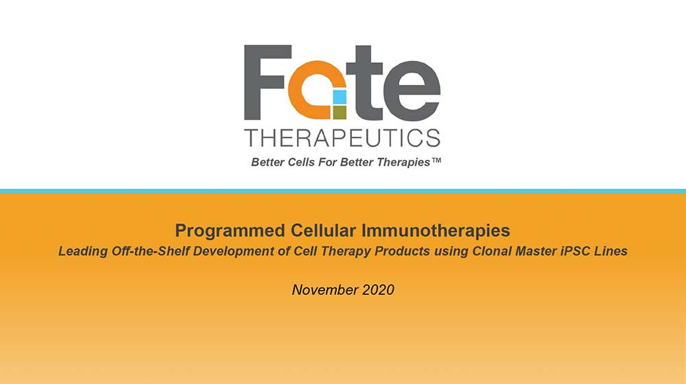 Fate therapeutics обзор